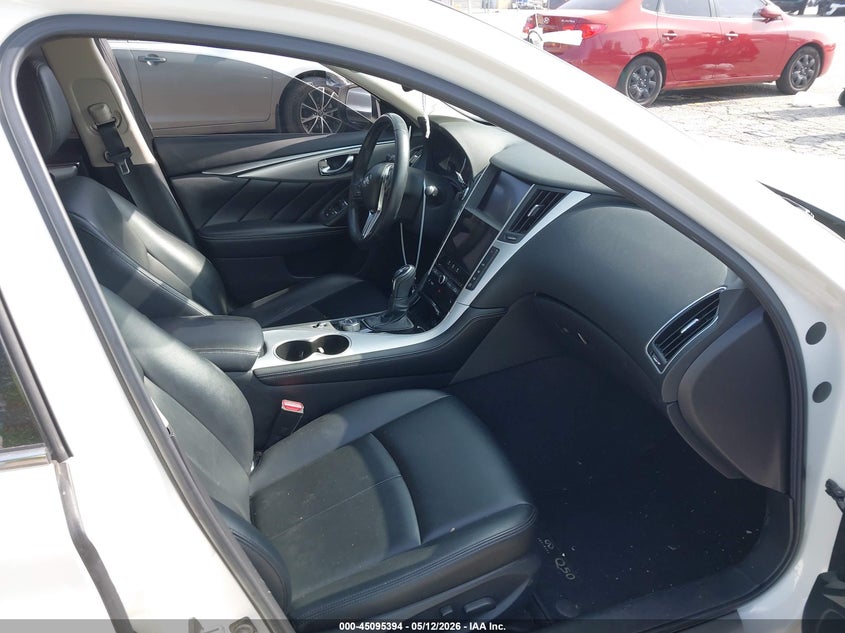 2021 Infiniti Q50 VIN JN1EV7BP0MM701519 IAAI salvage auction — LEFT FRONT, Salvage (California), sold $3,925 on 2026-07-28 (photo 5)