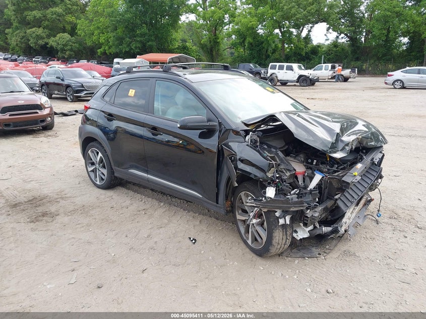 2021 Hyundai Kona VIN KM8K3CA50MU667334 IAAI salvage auction — BIOHAZARD/CHEMICAL, Salvage (Georgia), sold $1,250 on 2026-07-24 (photo 1)