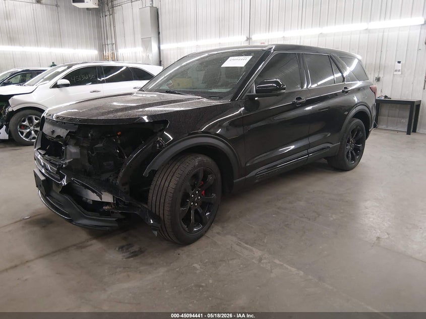 2022 Ford Explorer VIN 1FM5K8GC6NGC06240 IAAI salvage auction — LEFT FRONT, Salvage (Minnesota), sold $10,300 on 2026-07-27 (photo 2)