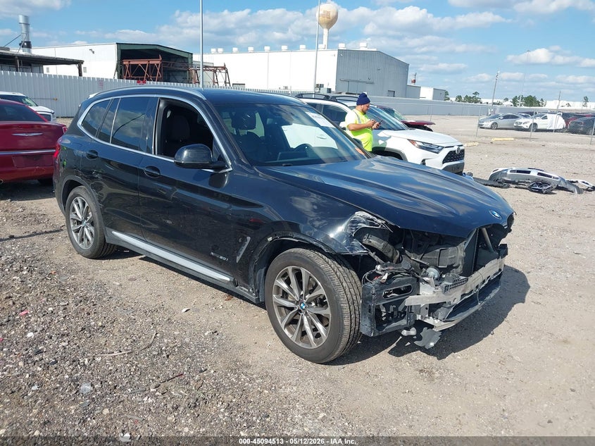 2018 BMW X3 VIN 5UXTR9C52JLD58362 IAAI salvage auction — FRONT END, Original (Texas), sold $8,900 on 2026-07-16 (photo 1)