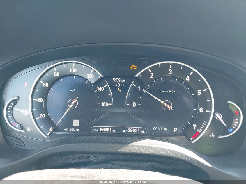 2018 BMW X3 VIN 5UXTR9C52JLD58362 IAAI salvage auction — FRONT END, Original (Texas), sold $8,900 on 2026-07-16 (photo 7)