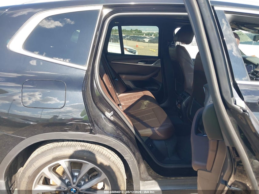 2018 BMW X3 VIN 5UXTR9C52JLD58362 IAAI salvage auction — FRONT END, Original (Texas), sold $8,900 on 2026-07-16 (photo 8)