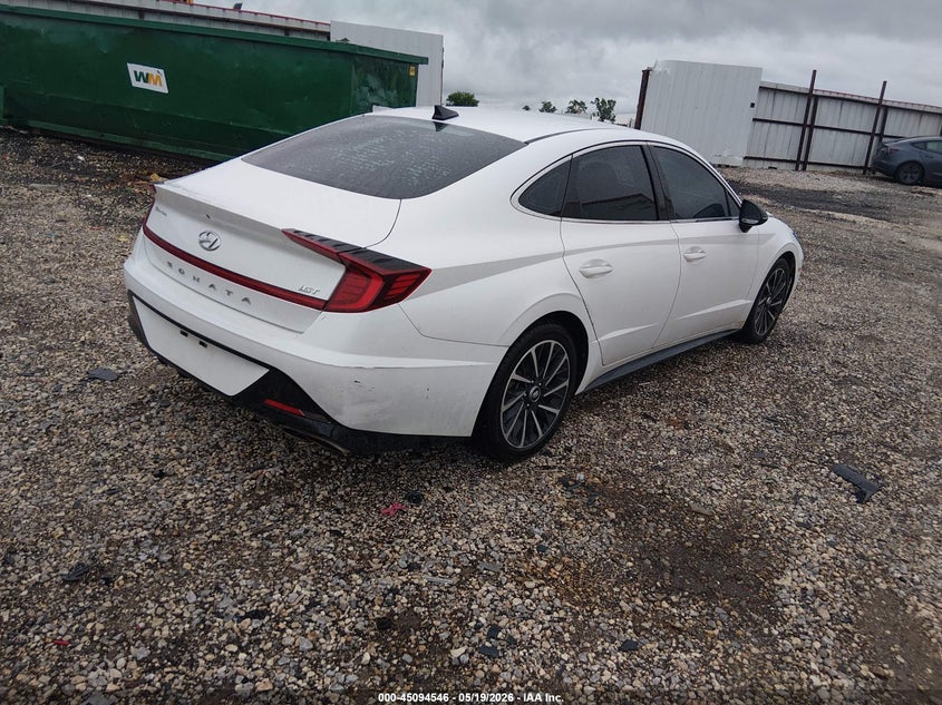 2020 Hyundai Sonata VIN 5NPEJ4J24LH021368 IAAI salvage auction — HAIL, Salvage (Arkansas), sold $5,975 on 2026-07-16 (photo 4)