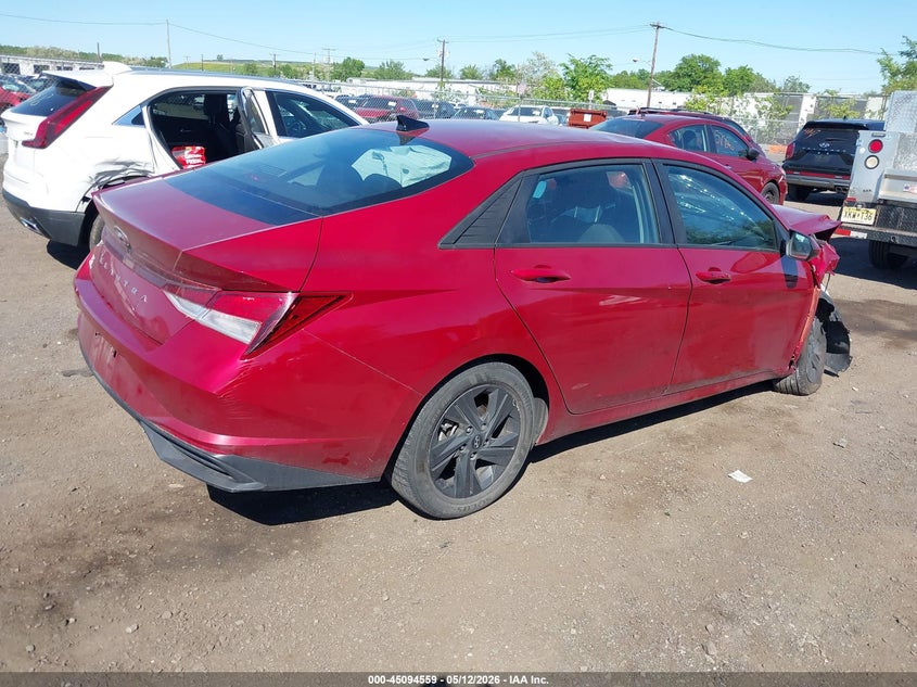 2023 Hyundai Elantra VIN KMHLM4AG8PU567978 IAAI salvage auction — RIGHT FRONT, Salvage (Pennsylvania), sold $1,500 on 2026-07-20 (photo 4)