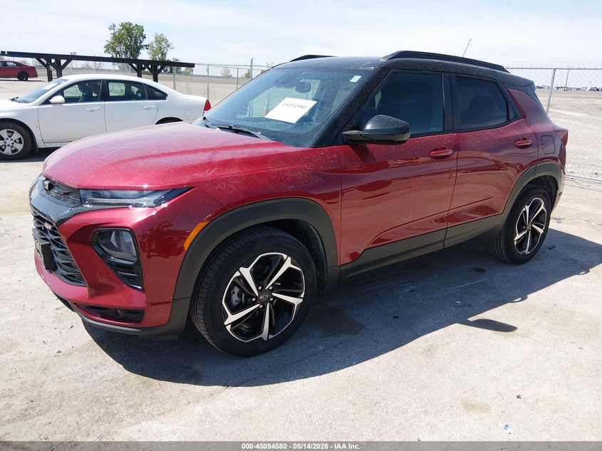 2021 Chevrolet Trailblazer VIN KL79MTSL1MB116643 IAAI salvage auction — HAIL, Salvage (Iowa), sold $3,450 on 2026-07-21 (photo 2)