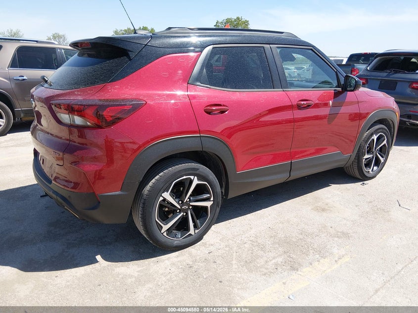 2021 Chevrolet Trailblazer VIN KL79MTSL1MB116643 IAAI salvage auction — HAIL, Salvage (Iowa), sold $3,450 on 2026-07-21 (photo 4)