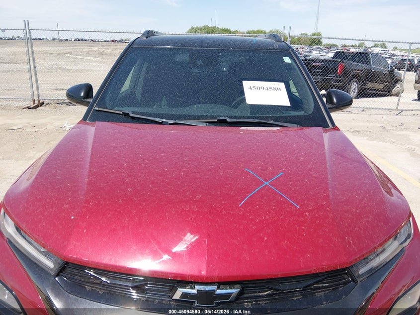 2021 Chevrolet Trailblazer VIN KL79MTSL1MB116643 IAAI salvage auction — HAIL, Salvage (Iowa), sold $3,450 on 2026-07-21 (photo 6)