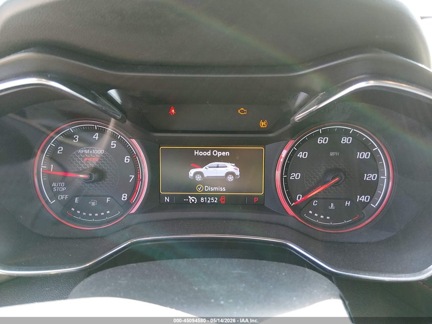 2021 Chevrolet Trailblazer VIN KL79MTSL1MB116643 IAAI salvage auction — HAIL, Salvage (Iowa), sold $3,450 on 2026-07-21 (photo 7)