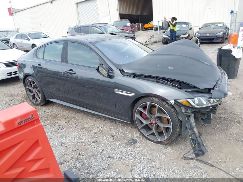 2017 Jaguar Xe VIN SAJAF4BV3HA975893 IAAI salvage auction — FRONT END, Salvage (Georgia), sold $1,700 on 2026-07-08 (photo 1)