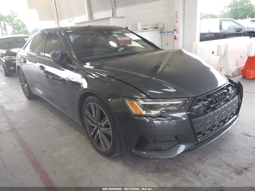 2024 Audi A6 VIN WAUE3BF27RN042485 IAAI salvage auction — LEFT FRONT, Rebuildable (Florida), sold $16,900 on 2026-07-08 (photo 1)