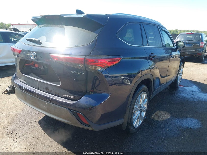 2023 Toyota Highlander VIN 5TDXBRCH4PS581251 IAAI salvage auction — FRONT END, Salvage - 75% Or Less (Maryland), sold $16,900 on 2026-07-29 (photo 4)
