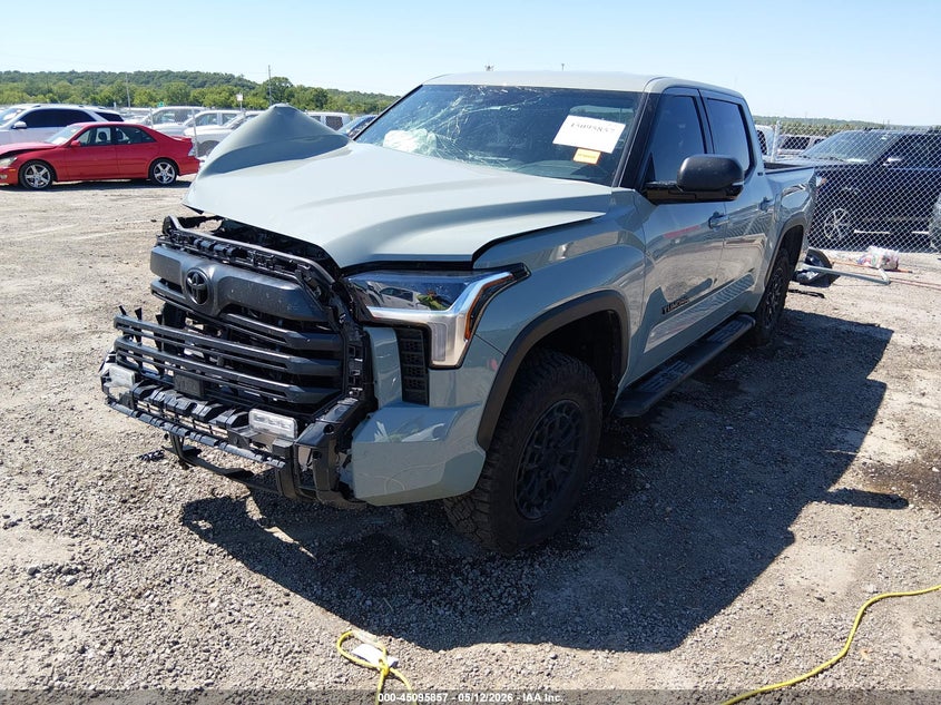 2026 Toyota Tundra VIN 5TFLA5DB3TX375038 IAAI salvage auction — FRONT END, Salvage (Oklahoma), sold $6,100 on 2026-07-28 (photo 2)
