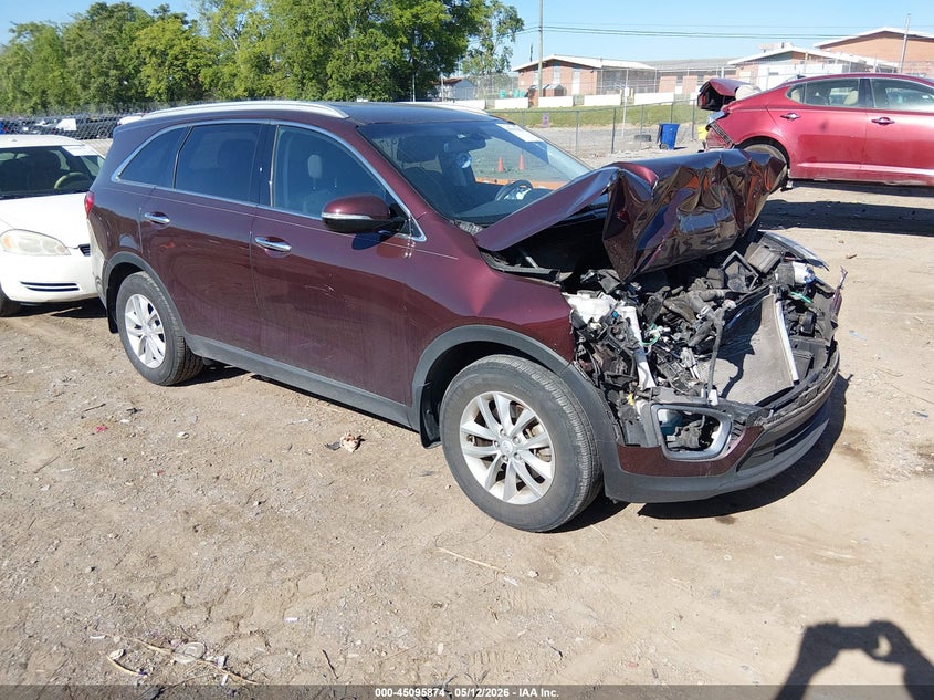 2018 Kia Sorento VIN 5XYPG4A30JG345728 IAAI salvage auction — FRONT END, Salvage (Tennessee), sold $1,250 on 2026-07-09 (photo 1)