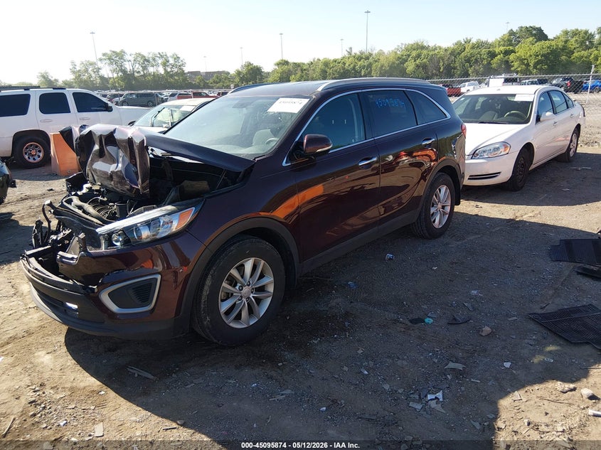 2018 Kia Sorento VIN 5XYPG4A30JG345728 IAAI salvage auction — FRONT END, Salvage (Tennessee), sold $1,250 on 2026-07-09 (photo 2)