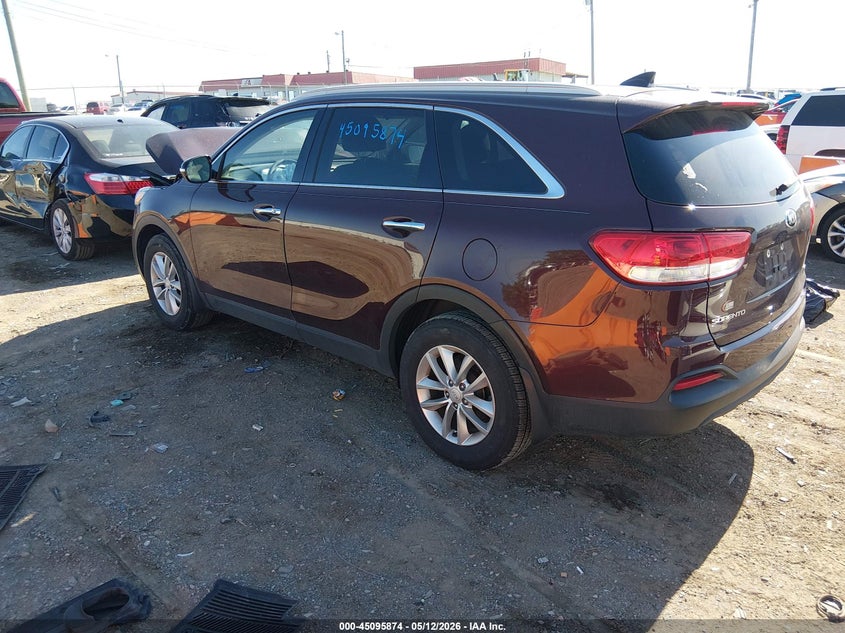 2018 Kia Sorento VIN 5XYPG4A30JG345728 IAAI salvage auction — FRONT END, Salvage (Tennessee), sold $1,250 on 2026-07-09 (photo 3)