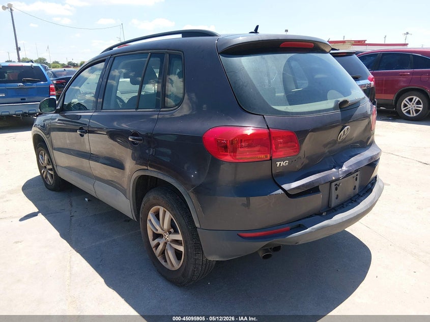 2016 Volkswagen Tiguan VIN WVGAV7AX6GW572350 IAAI salvage auction — NORMAL WEAR, Clear (Louisiana), sold $1,500 on 2026-07-06 (photo 3)