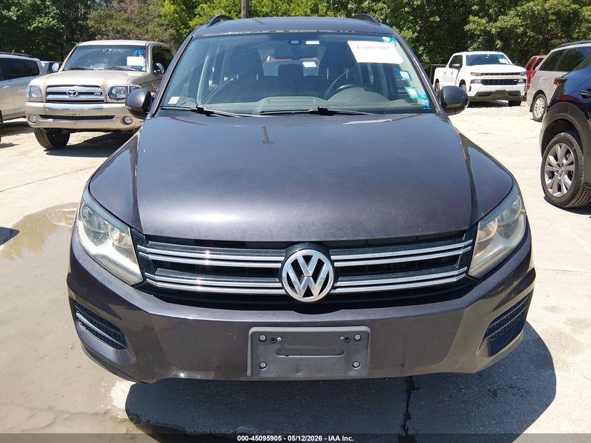 2016 Volkswagen Tiguan VIN WVGAV7AX6GW572350 IAAI salvage auction — NORMAL WEAR, Clear (Louisiana), sold $1,500 on 2026-07-06 (photo 6)