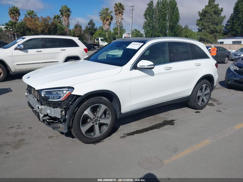 2021 Mercedes-benz Glc VIN W1N0G8EB3MF869725 IAAI salvage auction — FRONT END, Salvage (California), sold $12,100 on 2026-07-13 (photo 2)