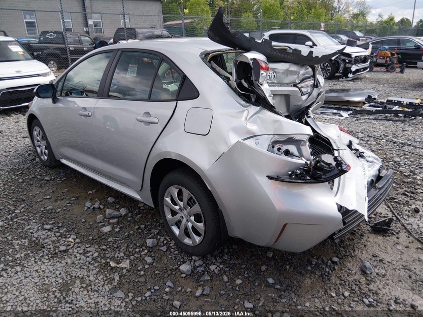 2025 Toyota Corolla VIN 5YFB4MDE0SP312032 IAAI salvage auction — REAR END, Salvage Title, sold $50 on 2026-07-15 (photo 3)