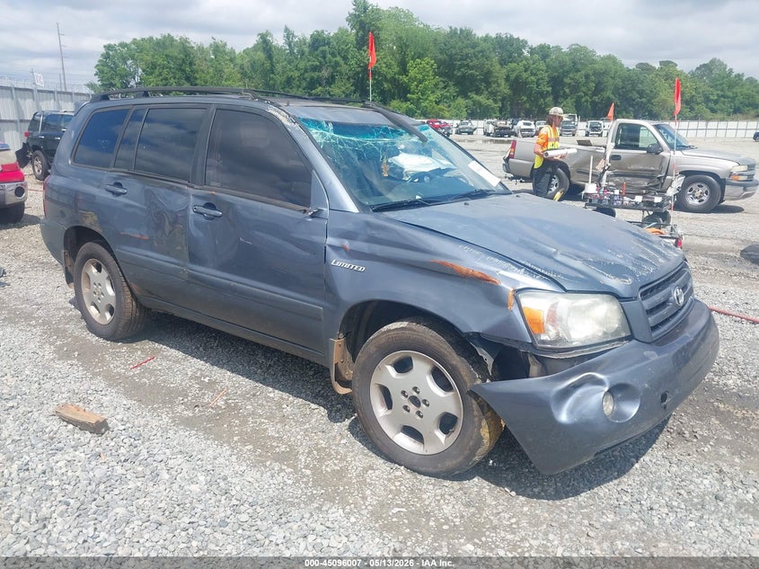 2004 Toyota Highlander VIN JTEEP21A040023901 IAAI salvage auction — ALL OVER, Salvage (Georgia), sold $575 on 2026-07-09 (photo 1)