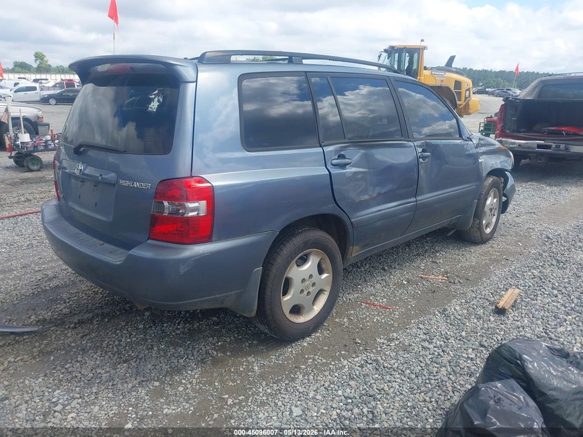 2004 Toyota Highlander VIN JTEEP21A040023901 IAAI salvage auction — ALL OVER, Salvage (Georgia), sold $575 on 2026-07-09 (photo 4)