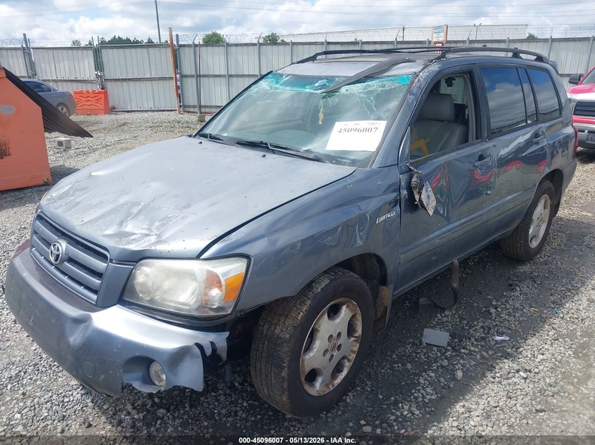2004 Toyota Highlander VIN JTEEP21A040023901 IAAI salvage auction — ALL OVER, Salvage (Georgia), sold $575 on 2026-07-09 (photo 6)