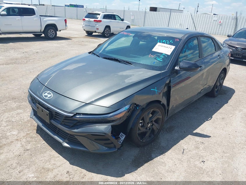 2026 Hyundai Elantra VIN KMHLM4DG2TU177352 IAAI salvage auction — LEFT SIDE, Original (Texas), sold $10,000 on 2026-07-08 (photo 2)