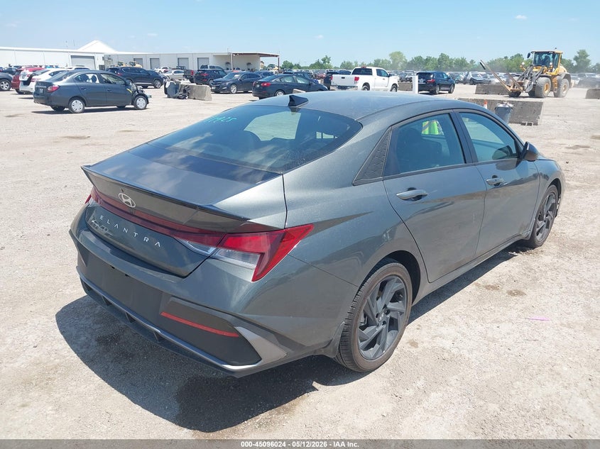 2026 Hyundai Elantra VIN KMHLM4DG2TU177352 IAAI salvage auction — LEFT SIDE, Original (Texas), sold $10,000 on 2026-07-08 (photo 4)