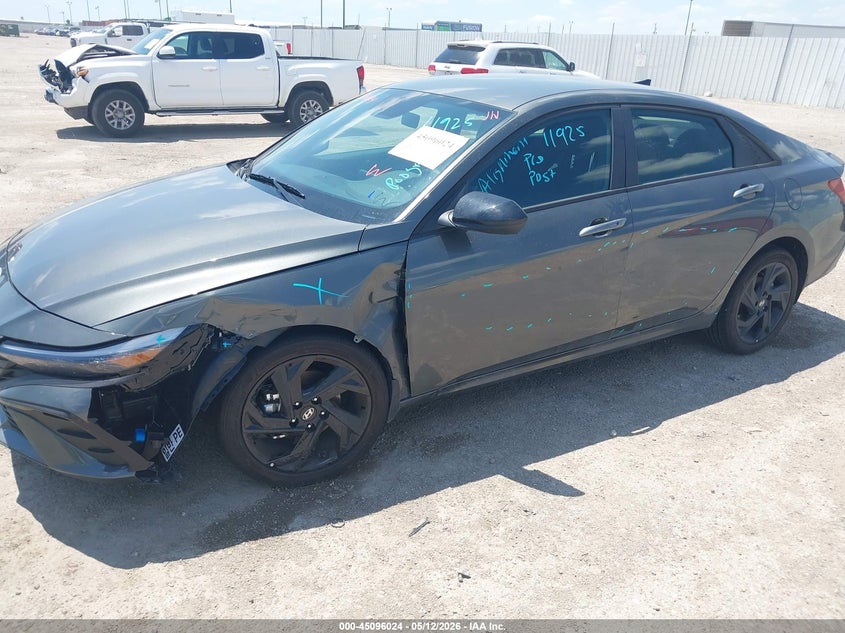 2026 Hyundai Elantra VIN KMHLM4DG2TU177352 IAAI salvage auction — LEFT SIDE, Original (Texas), sold $10,000 on 2026-07-08 (photo 6)