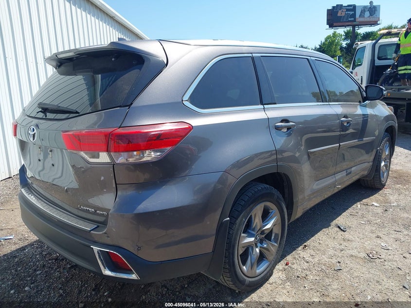 2019 Toyota Highlander VIN 5TDDZRFH2KS933942 IAAI salvage auction — HAIL, Clear (Oklahoma), sold $13,500 on 2026-07-08 (photo 4)
