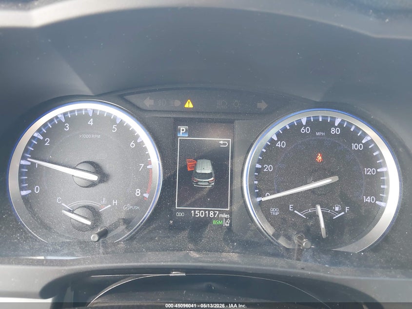 2019 Toyota Highlander VIN 5TDDZRFH2KS933942 IAAI salvage auction — HAIL, Clear (Oklahoma), sold $13,500 on 2026-07-08 (photo 7)