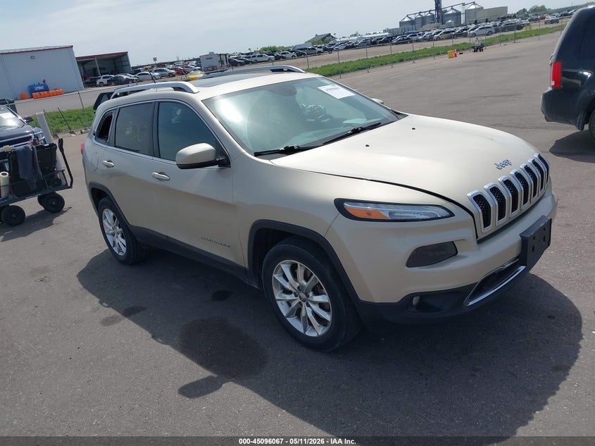 2015 Jeep Cherokee VIN 1C4PJMDS7FW768997 IAAI salvage auction — REAR END, Salvage (Minnesota), sold $1,300 on 2026-07-09 (photo 1)