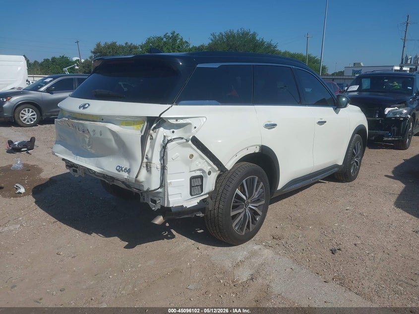 2022 Infiniti Qx60 VIN 5N1DL1HT9NC339967 IAAI salvage auction — REAR END, Original (Texas), sold $15,800 on 2026-07-16 (photo 4)