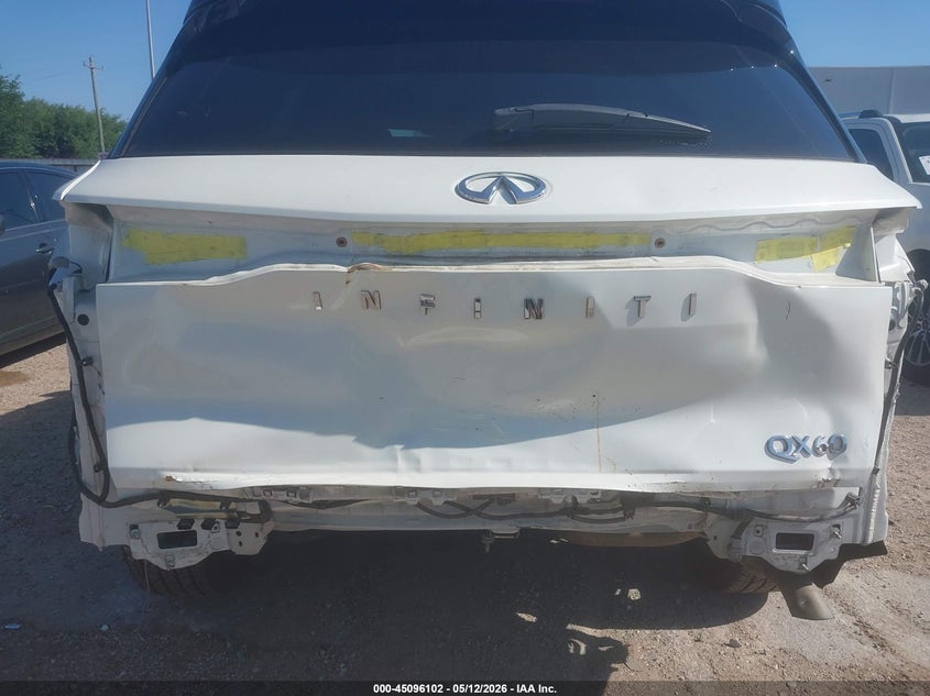 2022 Infiniti Qx60 VIN 5N1DL1HT9NC339967 IAAI salvage auction — REAR END, Original (Texas), sold $15,800 on 2026-07-16 (photo 6)