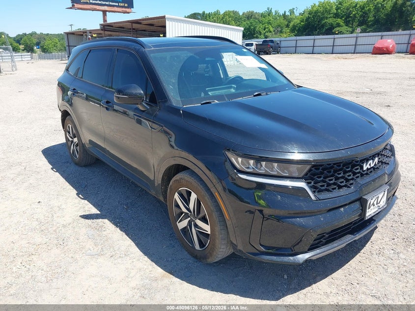 2023 Kia Sorento VIN 5XYRL4LC5PG215423 IAAI salvage auction — REAR END, Salvage (Arkansas), sold $5,300 on 2026-07-29 (photo 1)