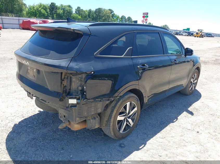 2023 Kia Sorento VIN 5XYRL4LC5PG215423 IAAI salvage auction — REAR END, Salvage (Arkansas), sold $5,300 on 2026-07-29 (photo 4)
