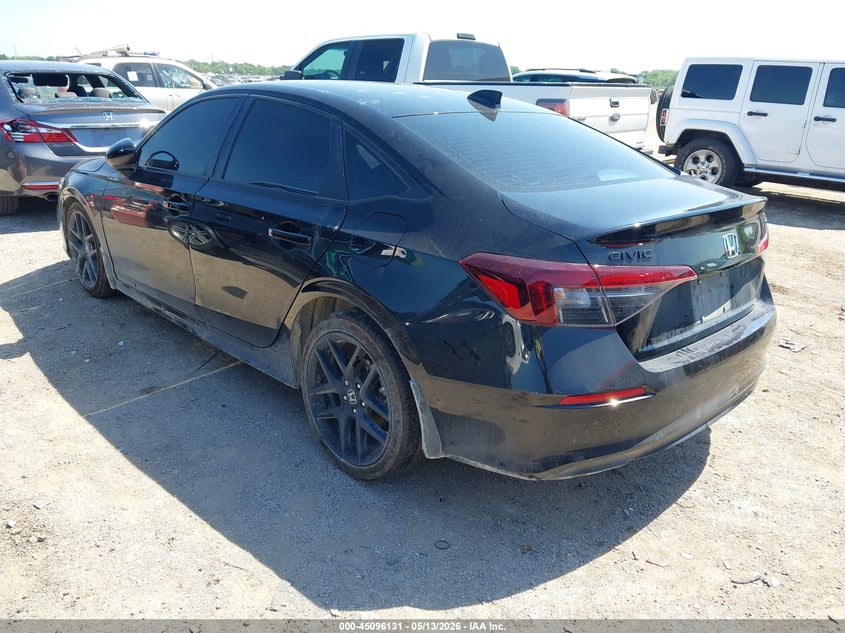 2026 Honda Civic VIN 2HGFE2F50TH501059 IAAI salvage auction — SIDE, Original (Texas), sold $5,000 on 2026-07-09 (photo 3)