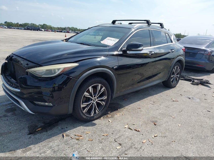 2017 Infiniti Qx30 VIN SJKCH5CR5HA026643 IAAI salvage auction — REAR END, Rebuildable (Florida), sold $25 on 2026-07-30 (photo 2)