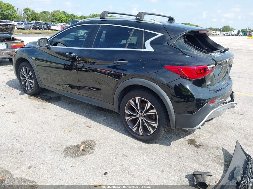 2017 Infiniti Qx30 VIN SJKCH5CR5HA026643 IAAI salvage auction — REAR END, Rebuildable (Florida), sold $25 on 2026-07-30 (photo 3)