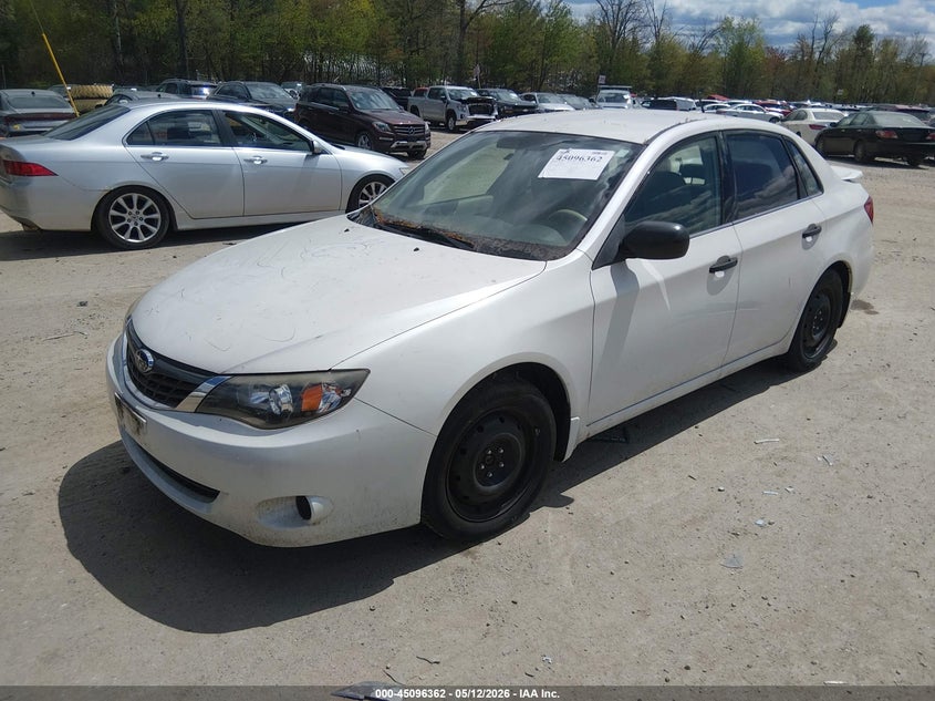 2008 Subaru Impreza VIN JF1GE61668G502705 IAAI salvage auction — NORMAL WEAR, Salvage (Texas), sold $300 on 2026-07-29 (photo 2)