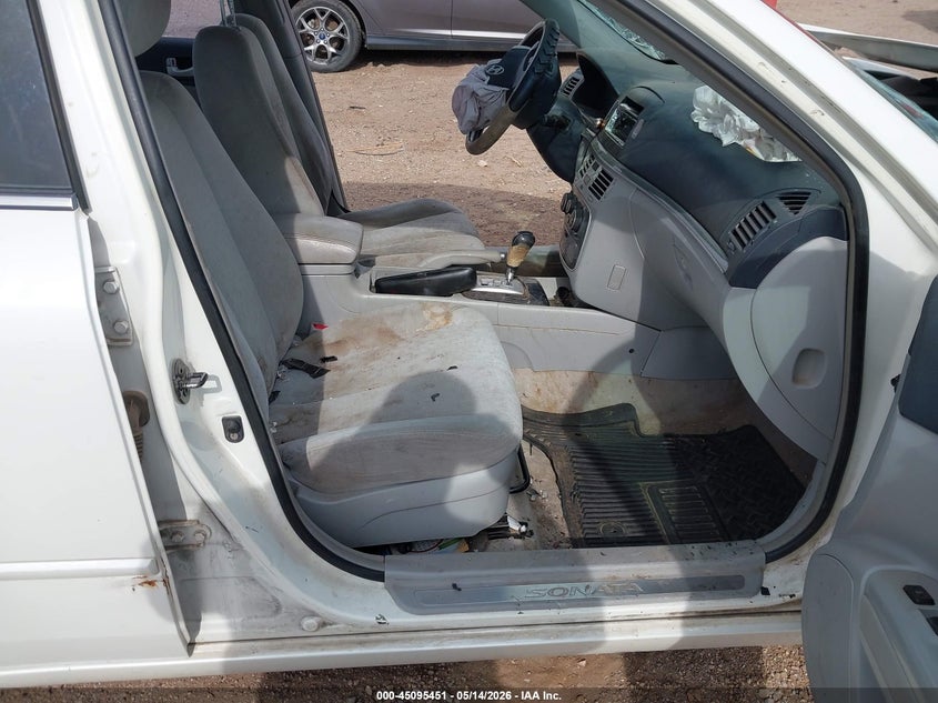 2006 Hyundai Sonata VIN KMHEU46C06A104053 IAAI salvage auction — LEFT FRONT, Salvage (Texas), sold $125 on 2026-07-13 (photo 5)