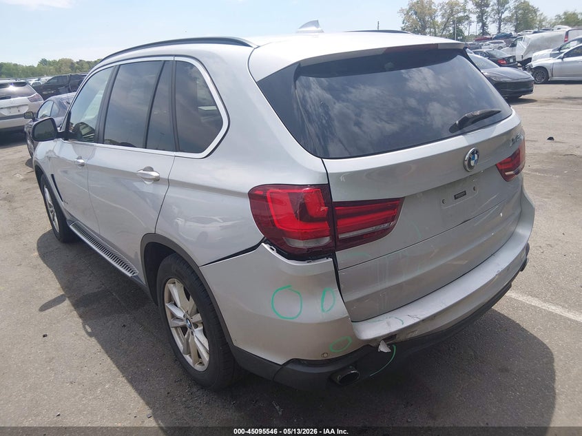 2015 BMW X5 VIN 5UXKR0C57F0P13720 IAAI salvage auction — LEFT REAR, Salvage (New Jersey), sold $3,850 on 2026-07-06 (photo 3)
