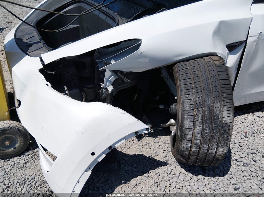 2022 Tesla Model y VIN 7SAYGAEE9NF308739 IAAI salvage auction — LEFT FRONT, Clear (South Carolina), sold $9,100 on 2026-07-15 (photo 6)