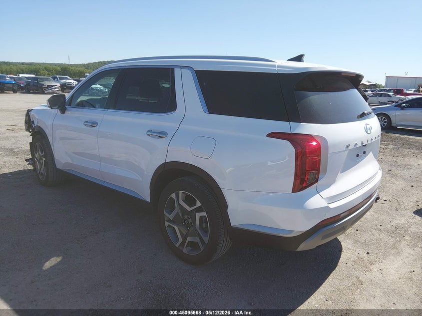 2025 Hyundai Palisade VIN KM8R44GE4SU909239 IAAI salvage auction — FRONT END, Clear (Oklahoma), sold $18,100 on 2026-07-31 (photo 3)