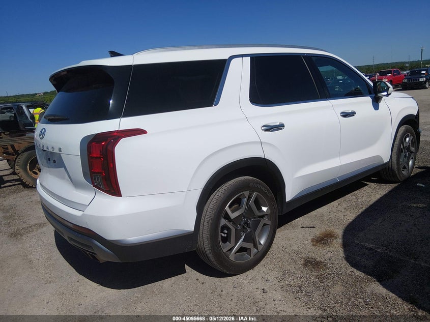 2025 Hyundai Palisade VIN KM8R44GE4SU909239 IAAI salvage auction — FRONT END, Clear (Oklahoma), sold $18,100 on 2026-07-31 (photo 4)