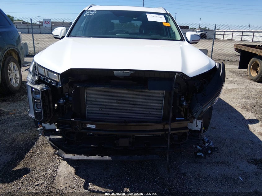 2025 Hyundai Palisade VIN KM8R44GE4SU909239 IAAI salvage auction — FRONT END, Clear (Oklahoma), sold $18,100 on 2026-07-31 (photo 6)
