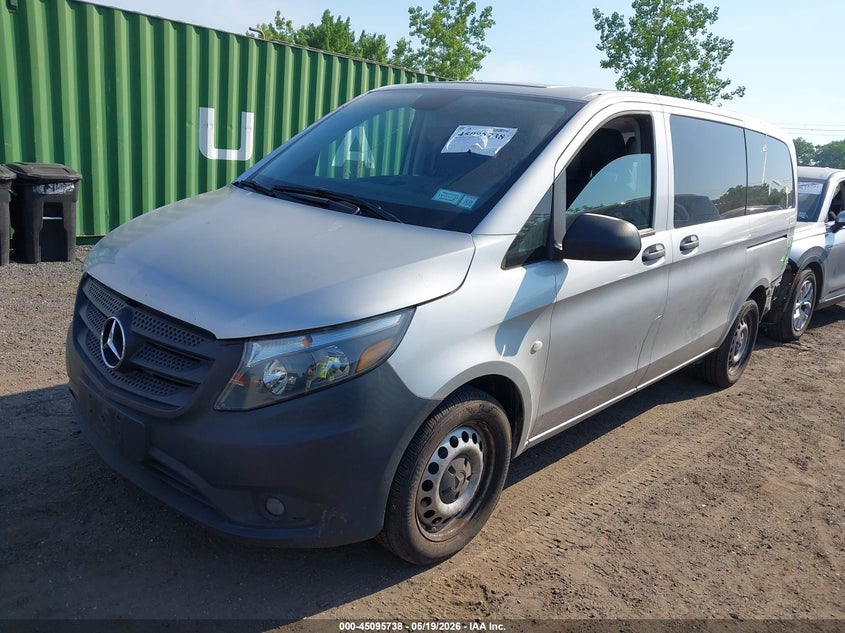 2016 Mercedes-benz Metris VIN WD4PG2EE1G3102223 IAAI salvage auction — REAR END, Mv-907A (New York), sold $2,850 on 2026-07-21 (photo 2)