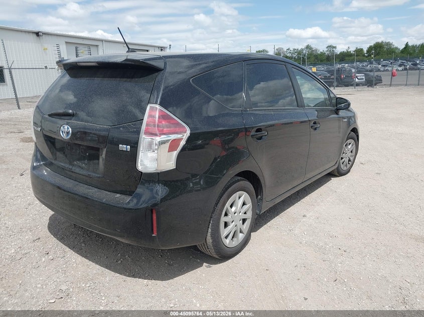 2015 Toyota Prius v VIN JTDZN3EU5FJ033553 IAAI salvage auction — FRONT END, Salvage (Illinois), sold $2,500 on 2026-07-08 (photo 4)
