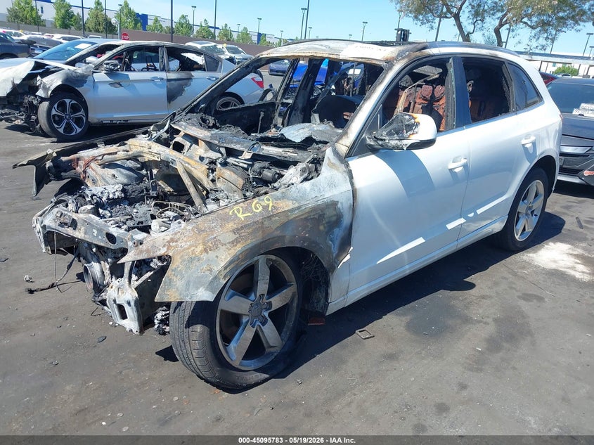 2012 Audi Q5 VIN WA1LFAFP2CA088760 IAAI salvage auction — TOTAL BURN, Non-Repairable Certificate (California), sold $25 on 2026-07-31 (photo 2)