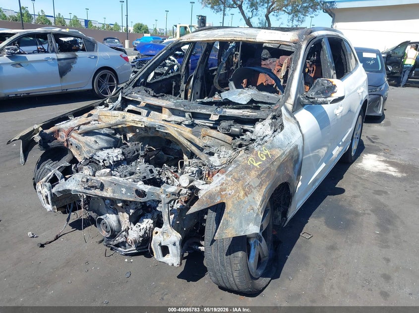 2012 Audi Q5 VIN WA1LFAFP2CA088760 IAAI salvage auction — TOTAL BURN, Non-Repairable Certificate (California), sold $25 on 2026-07-31 (photo 6)
